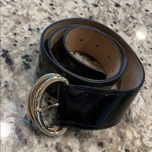 Patent leather Talbots belt